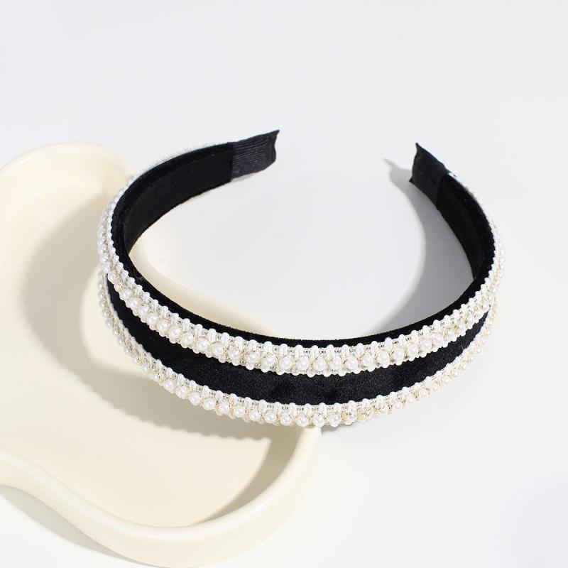 Faux Pearl Rhinestone Hairband Party Dance Hair Accessories