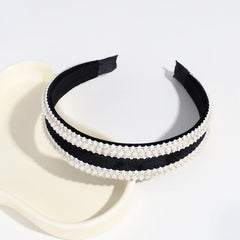 Faux Pearl Rhinestone Hairband Party Dance Hair Accessories