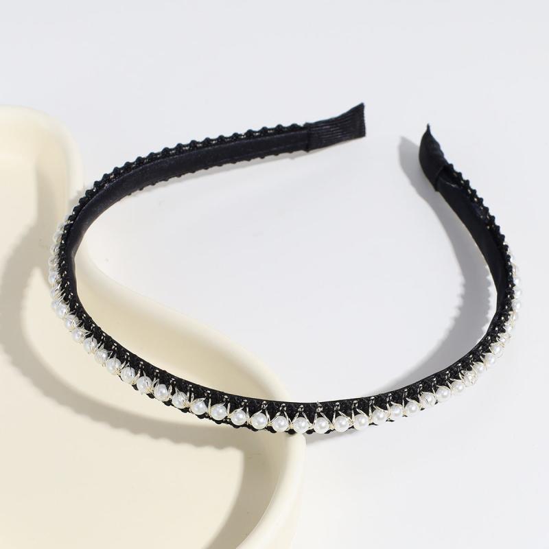 Faux Pearl Rhinestone Hairband Party Dance Hair Accessories