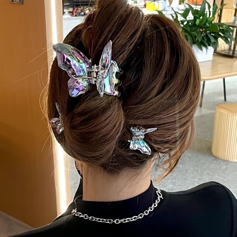 Y2K Holographic Butterfly Hair Claw Clip
