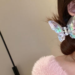 Y2K Holographic Butterfly Hair Claw Clip