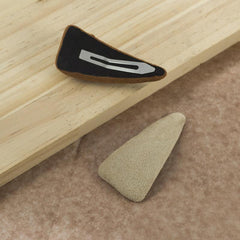 2pcs Velvet Triangle Hair Clips for Women