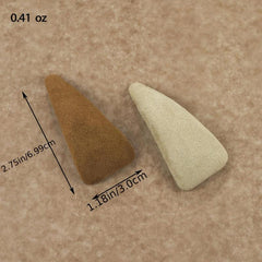 2pcs Velvet Triangle Hair Clips for Women