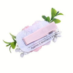 Baby Girls Flower Hair Clip Sweet Hair Clip For Side Hair Bang
