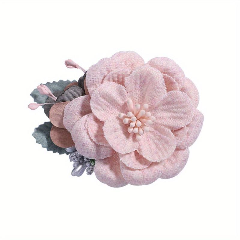 Baby Girls Flower Hair Clip Sweet Hair Clip For Side Hair Bang