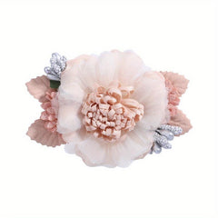 Baby Girls Flower Hair Clip Sweet Hair Clip For Side Hair Bang