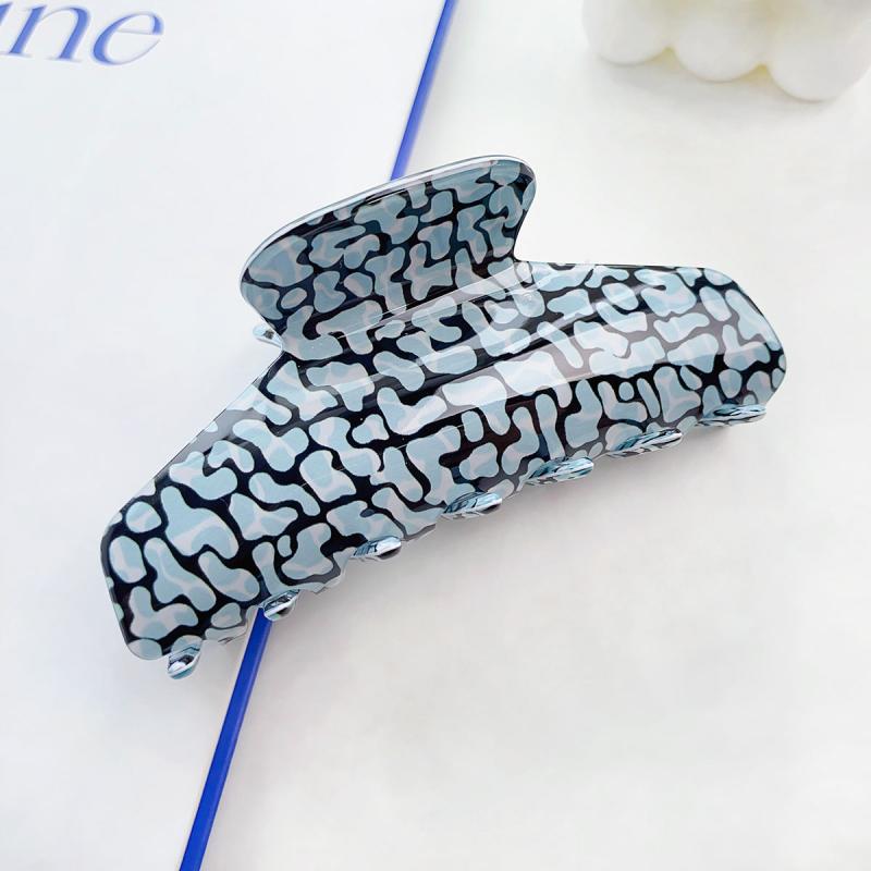 Graffiti Pattern Shark Claw Hair Claw