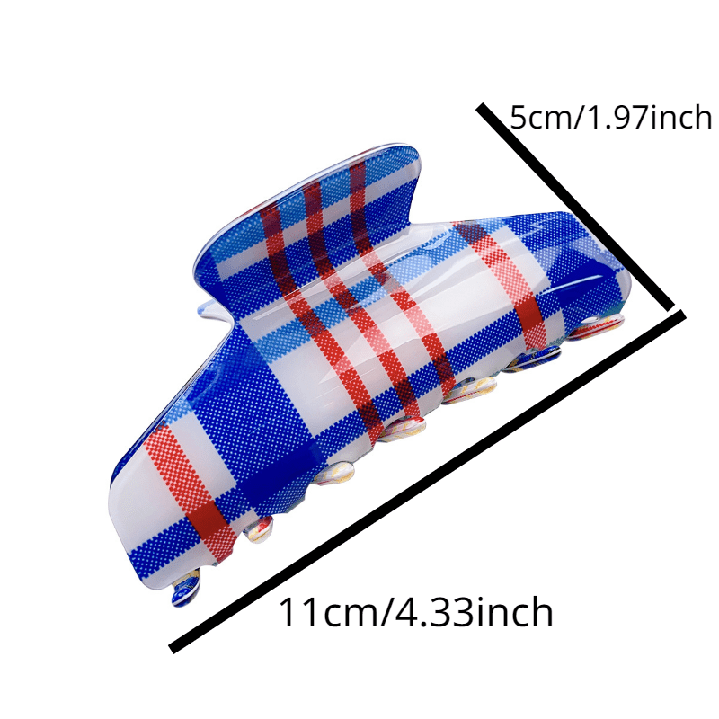 Graffiti Pattern Shark Claw Hair Claw