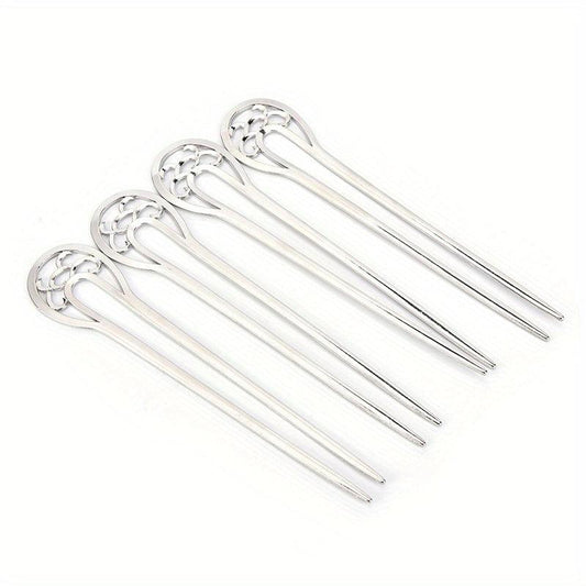 Vintage Metal Hair Pin U Shaped Hair Pin Hair Accessories For Women