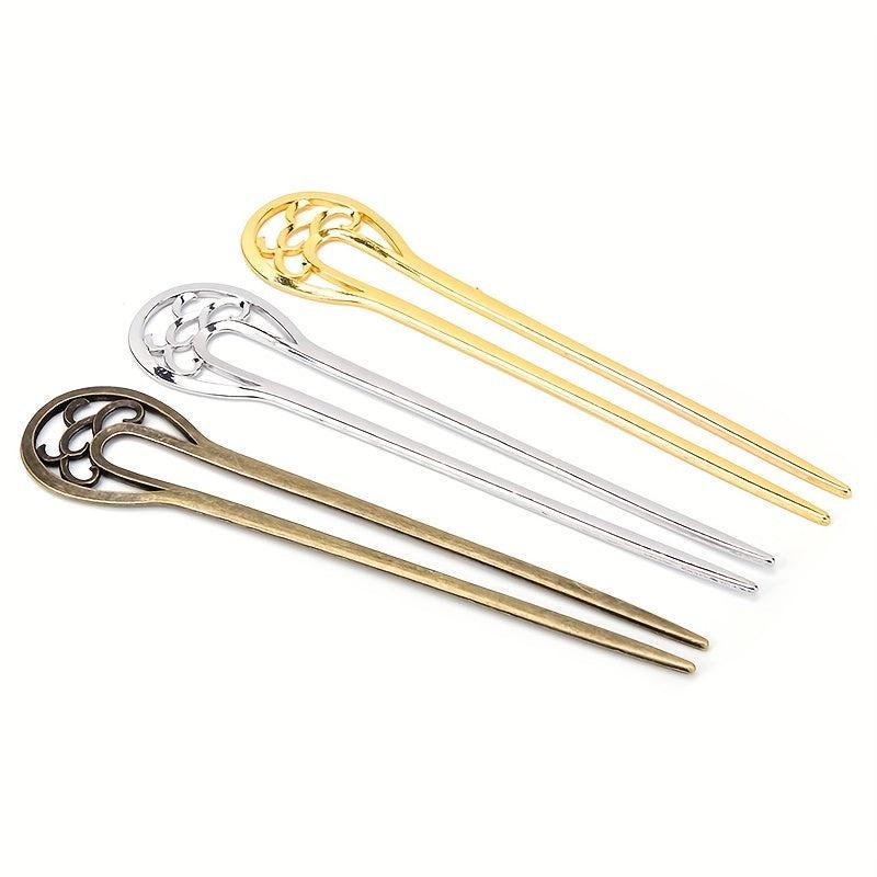 Vintage Metal Hair Pin U Shaped Hair Pin Hair Accessories For Women