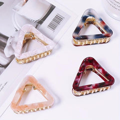 Acetic Acid Small Shark Claw Hair Claw for Women Girl Thick Hair