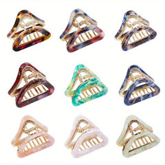 Acetic Acid Small Shark Claw Hair Claw for Women Girl Thick Hair