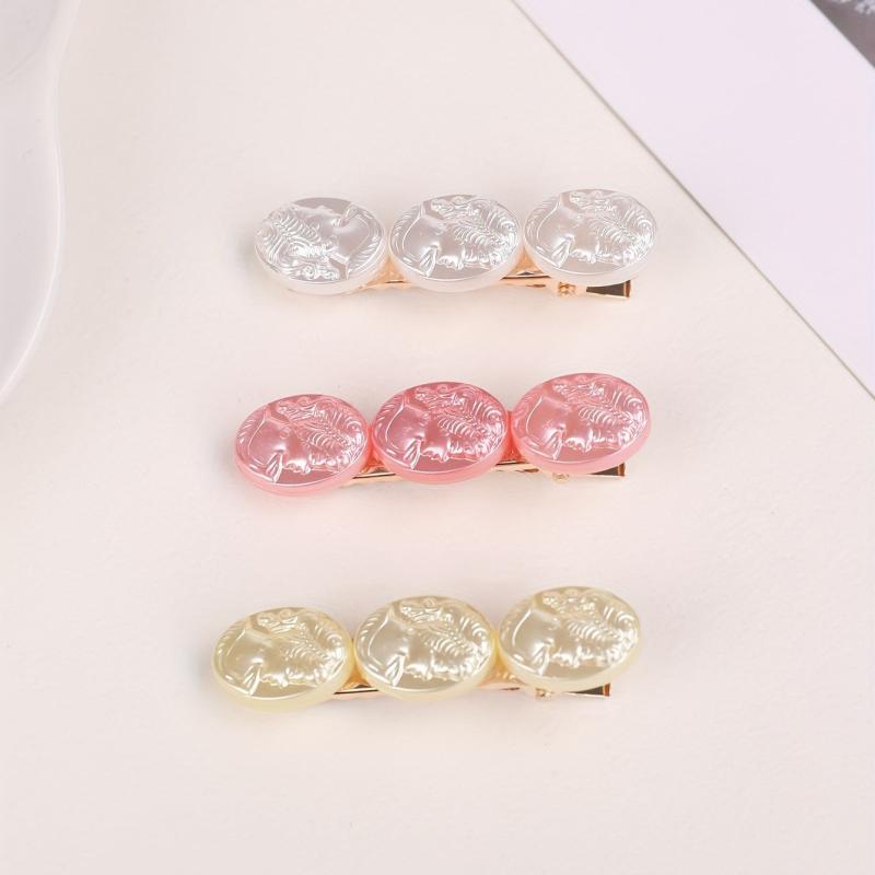 Baroque Style Hair Clip Duck Billed Clip Hair Accessories For Women