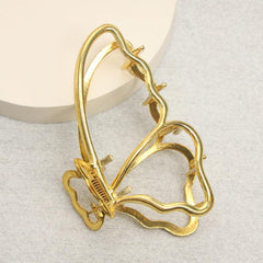Large Metal Hair Claw Clips Hair Catch Barrette Jaw Clamp For Women