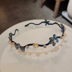 Crystal Flower Hairband Rhinestone Head Hoop Women's Headwear