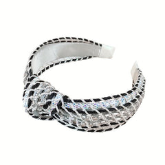 Boho Cross Knotted Headband Rope Braided Headdress Hair Accessories