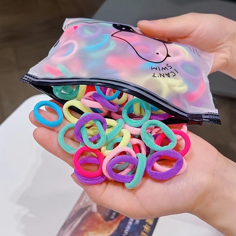 Colorful Elastic Hair Rope Towel Cloth Hair Tie