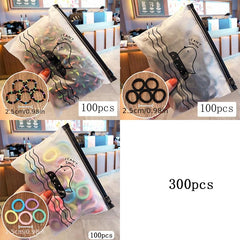 Colorful Elastic Hair Rope Towel Cloth Hair Tie