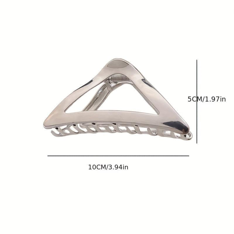 Triangle Frame Hollow Hair Claw Clip Vintage Hair Grip