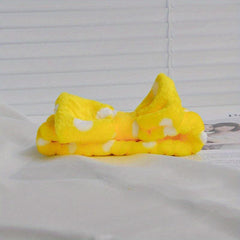 Coral Fleece Headband Bowknot Hair Band for Skincare