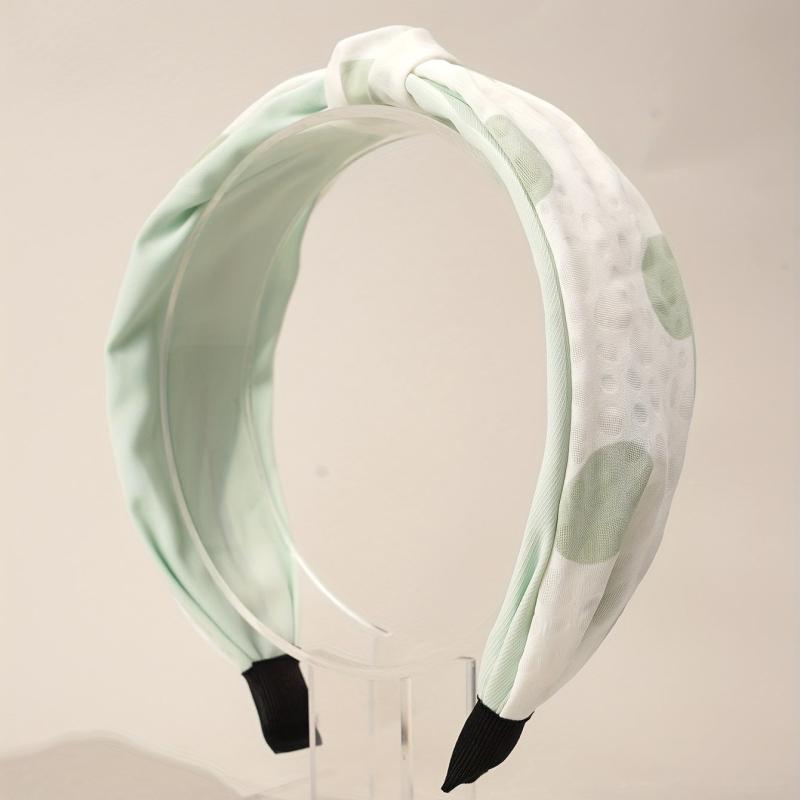 Mesh Hairband Cloth Headband Wide Brim Headdress 2pcs Set