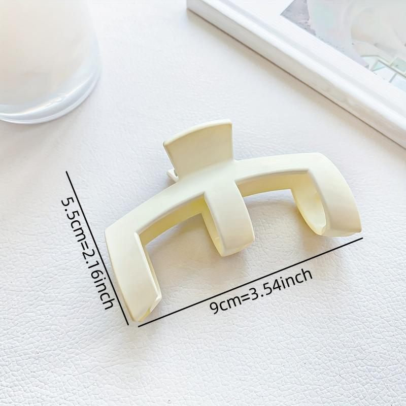Frosted Hair Claw Nonslip Ponytail Holder Hair Clip