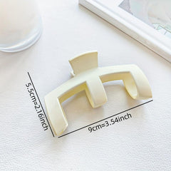 Frosted Hair Claw Nonslip Ponytail Holder Hair Clip