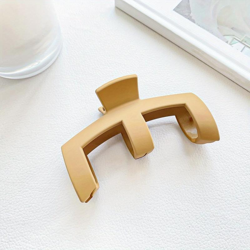 Frosted Hair Claw Nonslip Ponytail Holder Hair Clip