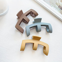 Frosted Hair Claw Nonslip Ponytail Holder Hair Clip