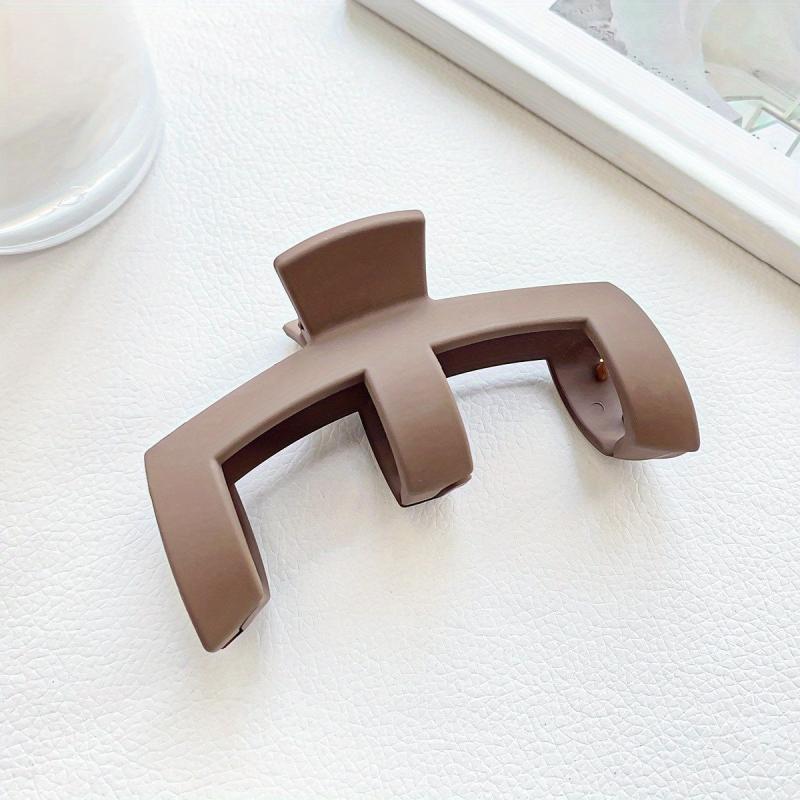 Frosted Hair Claw Nonslip Ponytail Holder Hair Clip