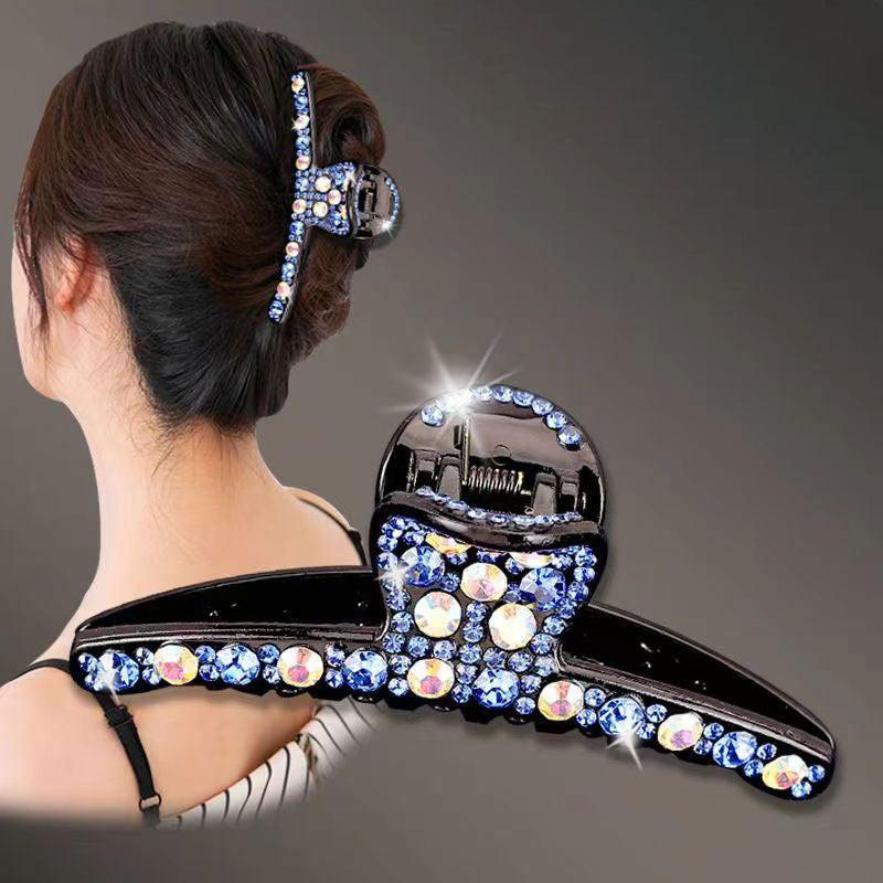 Rhinestone Hair Claw Clip Strong Hold Hair Jaw Clip