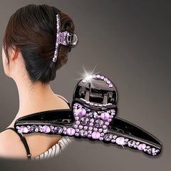 Rhinestone Hair Claw Clip Strong Hold Hair Jaw Clip