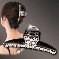 Rhinestone Hair Claw Clip Strong Hold Hair Jaw Clip