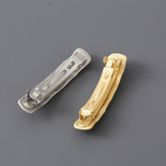 Rhinestone Rectangle Hair Clip for Women Girls