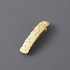 Rhinestone Rectangle Hair Clip for Women Girls