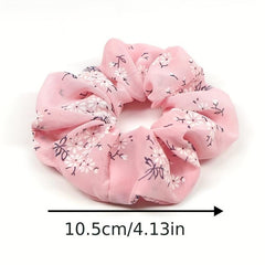 Large Scrunchies Polka Dot Floral Hair Rope Hair Accessories