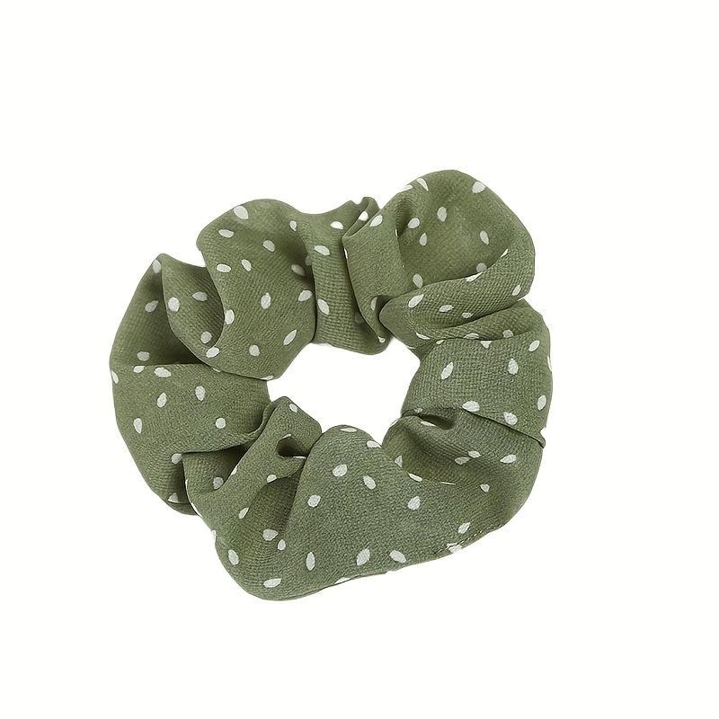 Large Scrunchies Polka Dot Floral Hair Rope Hair Accessories