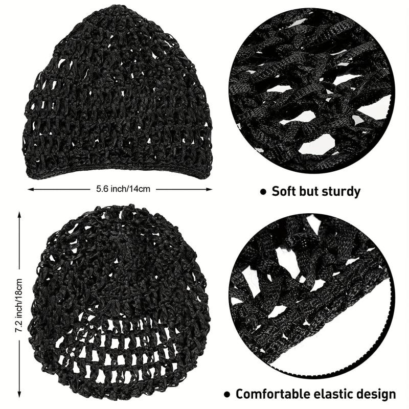 Women Meshy Snood Net Head Cover Hair Clip Nurse Attendants Hair Accessories