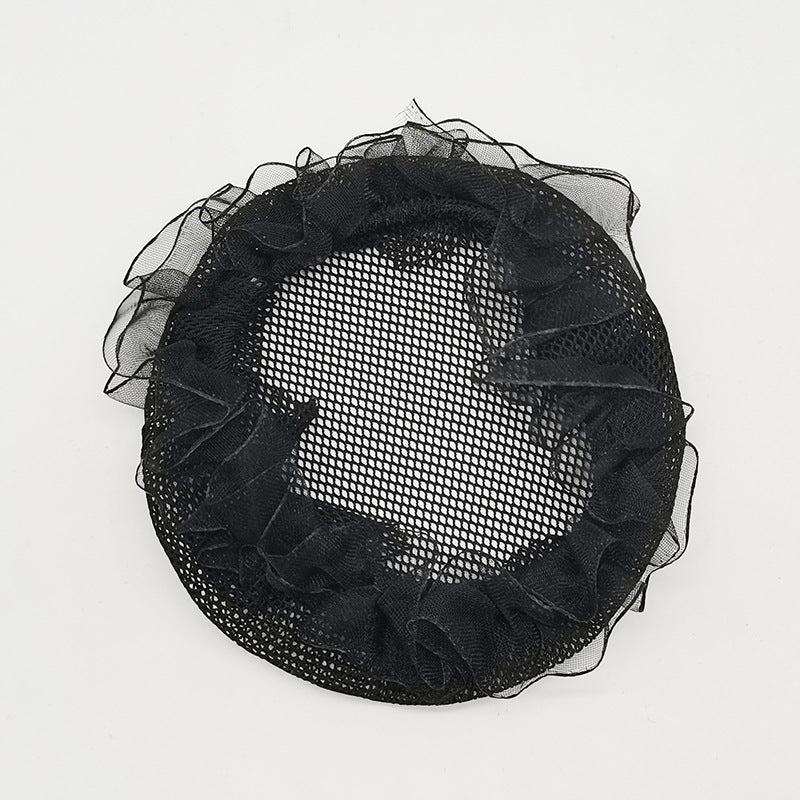 Women Meshy Snood Net Head Cover Hair Clip Nurse Attendants Hair Accessories