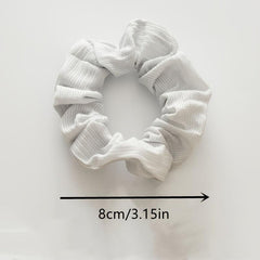 Iridescent Large Scrunchies Colorful Women Retro Hair Accessories