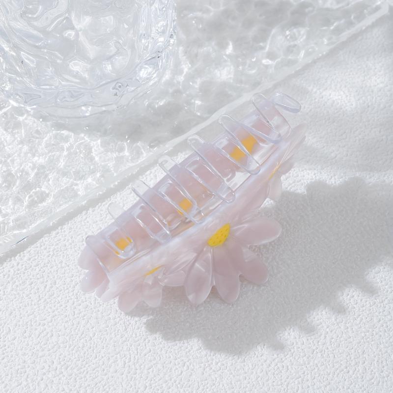 Daisy Hair Claw Minimalist Banana Clip Hairgrip Hair Accessory