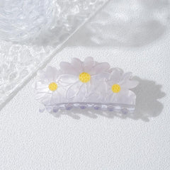 Daisy Hair Claw Minimalist Banana Clip Hairgrip Hair Accessory