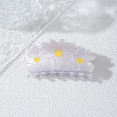Daisy Hair Claw Minimalist Banana Clip Hairgrip Hair Accessory