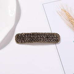 Rhinestone Snap Clip Glitter Style Hair Clip For Women Girls