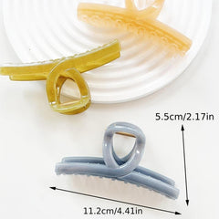 3pcs Oversize Minimalist Hair Claw Clips for Thick Thin Hair