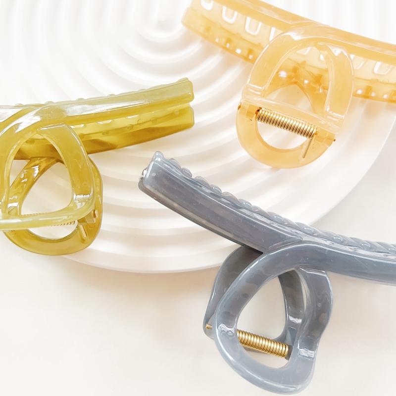 3pcs Oversize Minimalist Hair Claw Clips for Thick Thin Hair