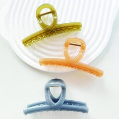 3pcs Oversize Minimalist Hair Claw Clips for Thick Thin Hair
