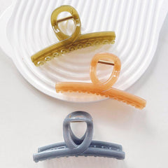 3pcs Oversize Minimalist Hair Claw Clips for Thick Thin Hair