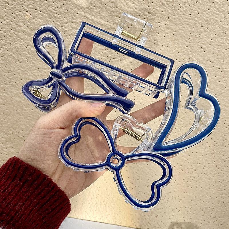 Transparent Hair Claw Ponytail Holder Hair Accessories