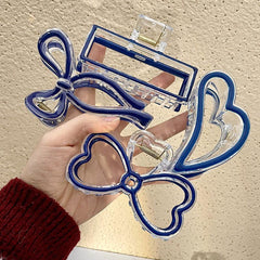Transparent Hair Claw Ponytail Holder Hair Accessories